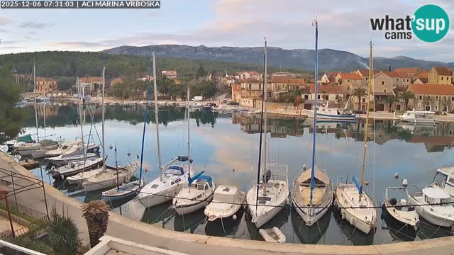 Spletna kamera Vrboska | Otok Hvar | Hrvaška