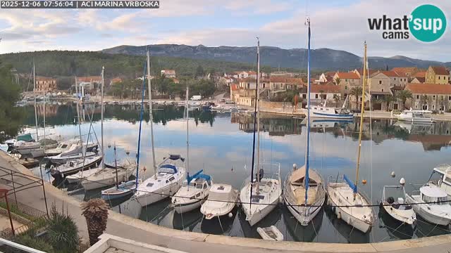 Spletna kamera Vrboska | Otok Hvar | Hrvaška