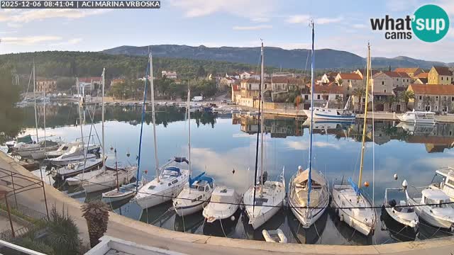 Spletna kamera Vrboska | Otok Hvar | Hrvaška