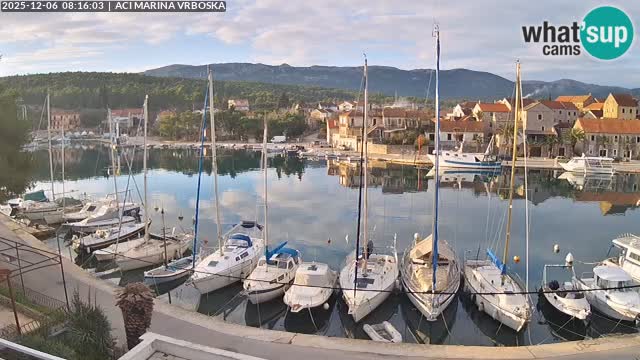 Spletna kamera Vrboska | Otok Hvar | Hrvaška