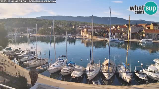 Spletna kamera Vrboska | Otok Hvar | Hrvaška