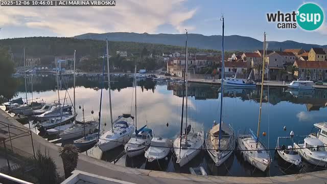 Spletna kamera Vrboska | Otok Hvar | Hrvaška