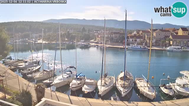 Spletna kamera Vrboska | Otok Hvar | Hrvaška