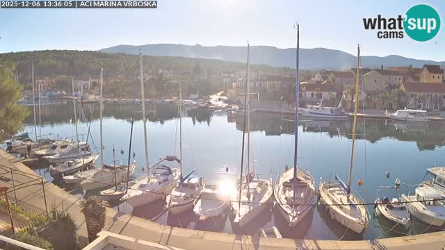 Spletna kamera Vrboska | Otok Hvar | Hrvaška