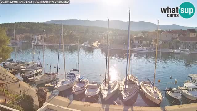 Spletna kamera Vrboska | Otok Hvar | Hrvaška