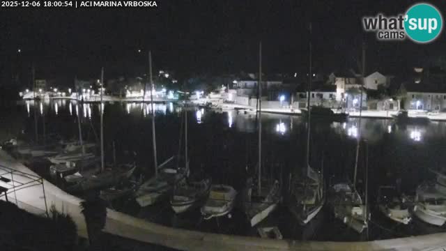 Spletna kamera Vrboska | Otok Hvar | Hrvaška