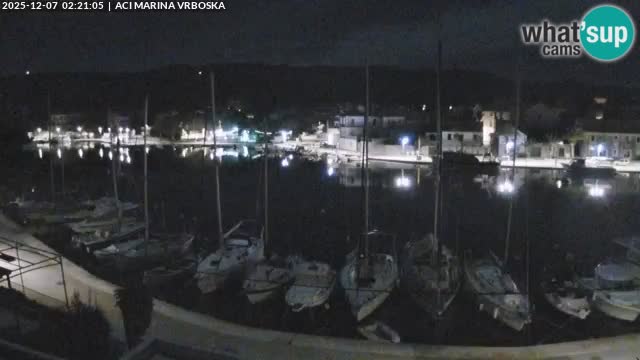 Spletna kamera Vrboska | Otok Hvar | Hrvaška