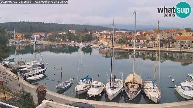 Spletna kamera Vrboska | Otok Hvar | Hrvaška