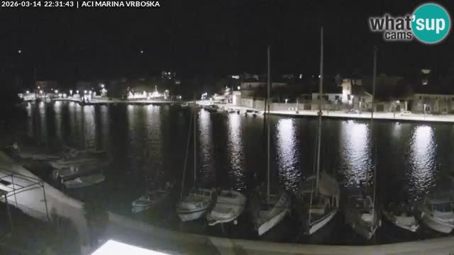 Spletna kamera Vrboska | Otok Hvar | Hrvaška