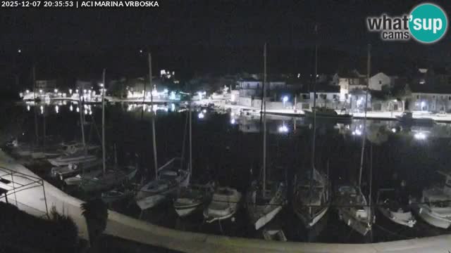 Spletna kamera Vrboska | Otok Hvar | Hrvaška