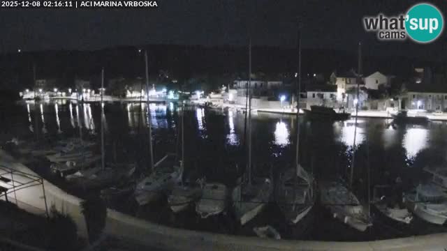 Spletna kamera Vrboska | Otok Hvar | Hrvaška