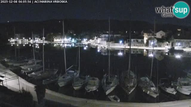 Spletna kamera Vrboska | Otok Hvar | Hrvaška
