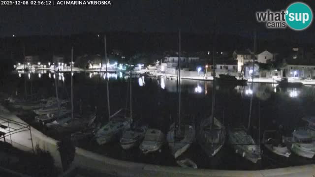 Spletna kamera Vrboska | Otok Hvar | Hrvaška