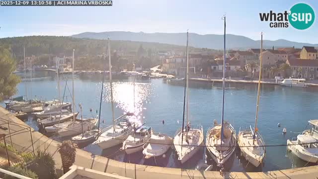 Spletna kamera Vrboska | Otok Hvar | Hrvaška