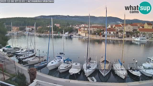 Spletna kamera Vrboska | Otok Hvar | Hrvaška