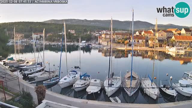 Spletna kamera Vrboska | Otok Hvar | Hrvaška