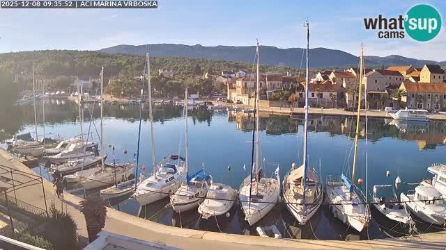 Spletna kamera Vrboska | Otok Hvar | Hrvaška
