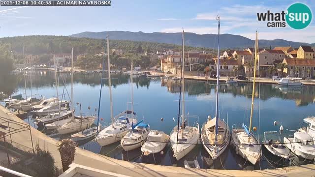 Spletna kamera Vrboska | Otok Hvar | Hrvaška