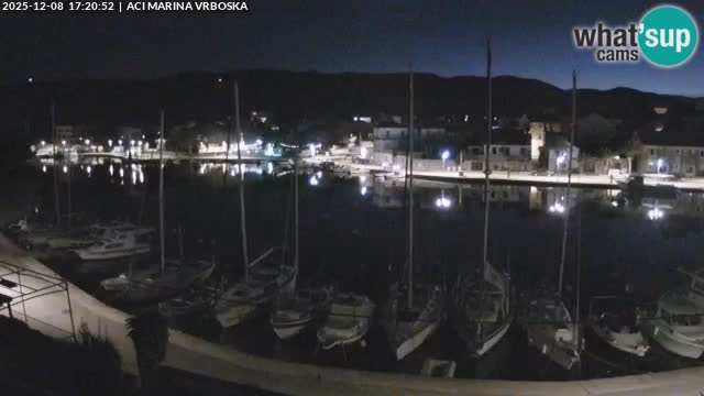 Spletna kamera Vrboska | Otok Hvar | Hrvaška