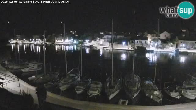 Spletna kamera Vrboska | Otok Hvar | Hrvaška