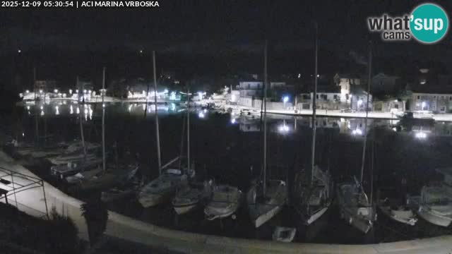 Spletna kamera Vrboska | Otok Hvar | Hrvaška