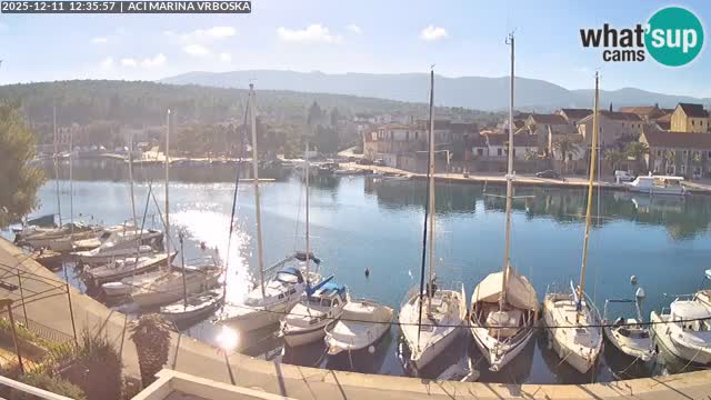 Spletna kamera Vrboska | Otok Hvar | Hrvaška