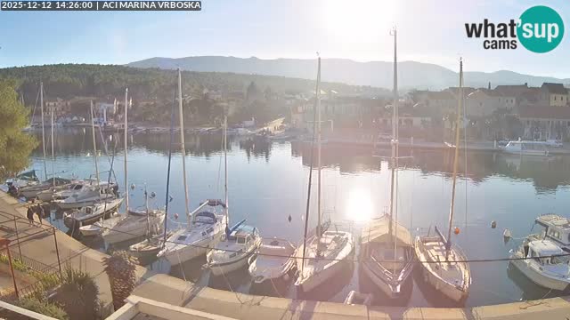 Spletna kamera Vrboska | Otok Hvar | Hrvaška