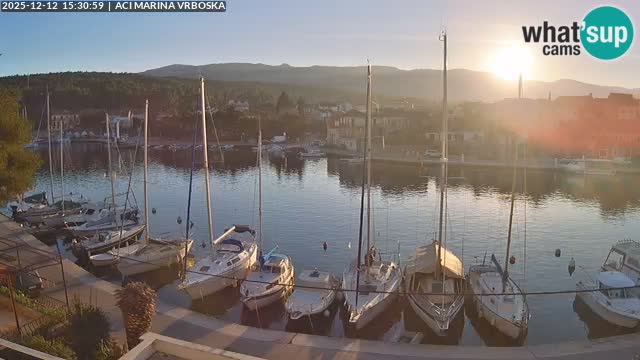 Spletna kamera Vrboska | Otok Hvar | Hrvaška