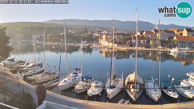 Spletna kamera Vrboska | Otok Hvar | Hrvaška