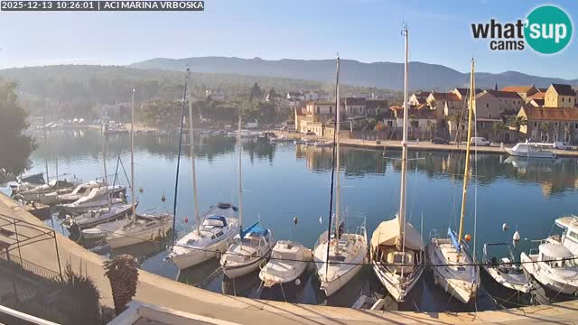 Spletna kamera Vrboska | Otok Hvar | Hrvaška