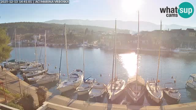 Spletna kamera Vrboska | Otok Hvar | Hrvaška