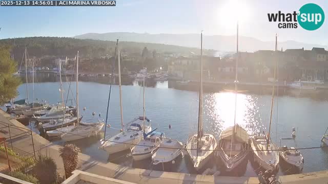 Spletna kamera Vrboska | Otok Hvar | Hrvaška