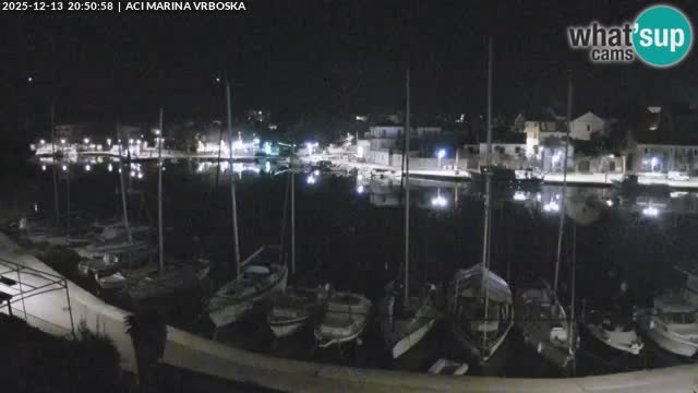 Spletna kamera Vrboska | Otok Hvar | Hrvaška