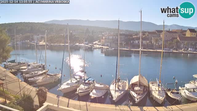 Spletna kamera Vrboska | Otok Hvar | Hrvaška