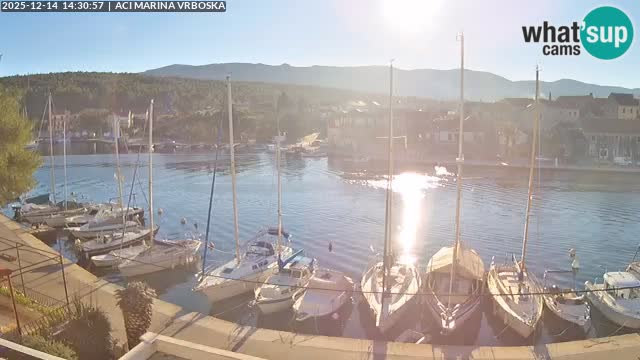 Spletna kamera Vrboska | Otok Hvar | Hrvaška