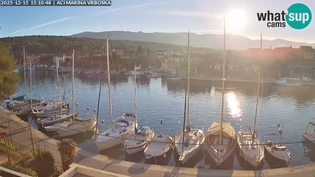 Spletna kamera Vrboska | Otok Hvar | Hrvaška