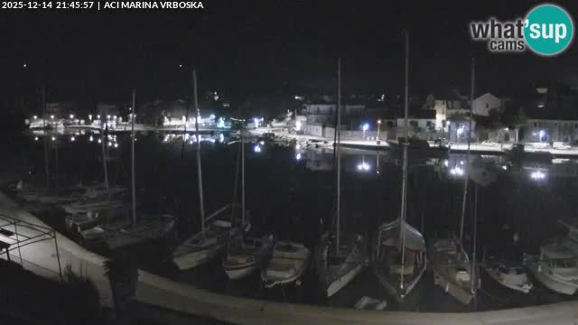 Spletna kamera Vrboska | Otok Hvar | Hrvaška