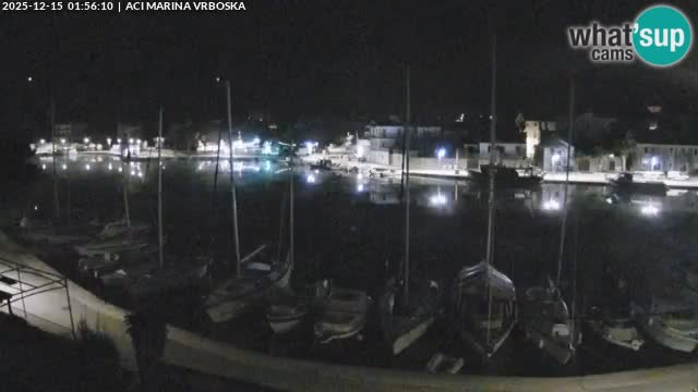 Spletna kamera Vrboska | Otok Hvar | Hrvaška
