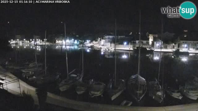 Spletna kamera Vrboska | Otok Hvar | Hrvaška