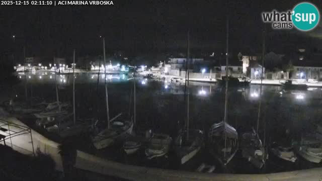Spletna kamera Vrboska | Otok Hvar | Hrvaška