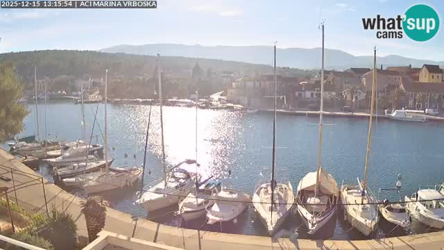 Spletna kamera Vrboska | Otok Hvar | Hrvaška