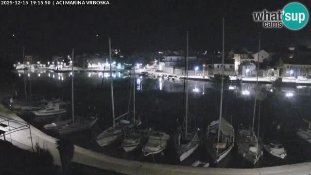Spletna kamera Vrboska | Otok Hvar | Hrvaška