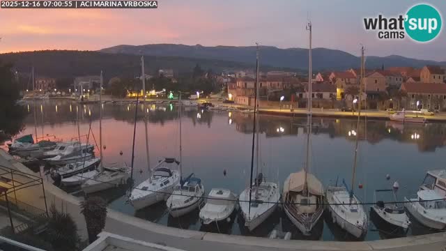 Spletna kamera Vrboska | Otok Hvar | Hrvaška