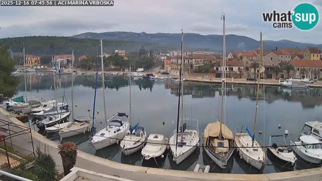 Spletna kamera Vrboska | Otok Hvar | Hrvaška
