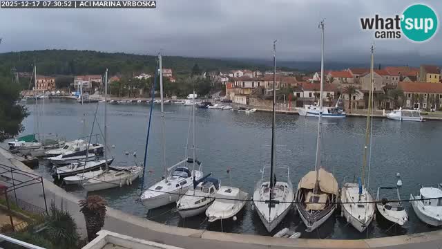 Spletna kamera Vrboska | Otok Hvar | Hrvaška
