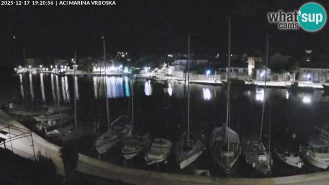 Spletna kamera Vrboska | Otok Hvar | Hrvaška