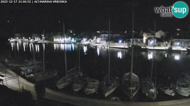 Spletna kamera Vrboska | Otok Hvar | Hrvaška