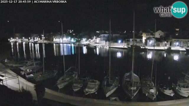 Spletna kamera Vrboska | Otok Hvar | Hrvaška