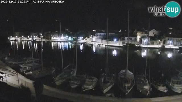 Spletna kamera Vrboska | Otok Hvar | Hrvaška