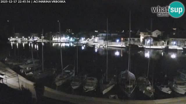 Spletna kamera Vrboska | Otok Hvar | Hrvaška